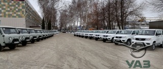 УАЗ передал 77 автомобилей фельдшерским пунктам Ульяновской области