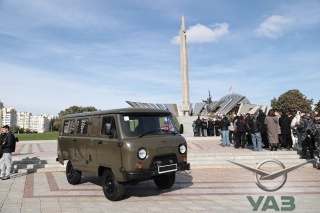 Автомобиль УАЗ СГР передан поисковым отрядам Республики Беларусь