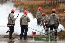 Учения нештатного аварийно-спасательного формирования ПАО «УАЗ» проведены на хорошем уровне