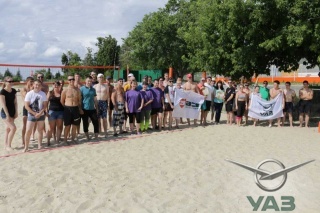На УАЗе состоялся турнир по волейболу между командами подразделений