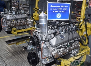 СОЛЛЕРС возобновит производство восьмицилиндровых двигателей ЗМЗ