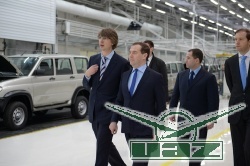 Председатель Правительства РФ Д.А. Медведев посетил УАЗ