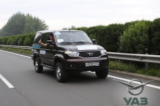 УАЗ принял участие в самом протяженном автопробеге газомоторной техники
