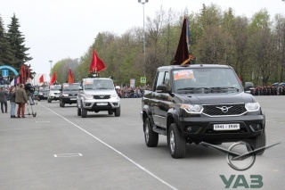 УАЗ принял активное участие в праздновании Дня Победы в Ульяновске