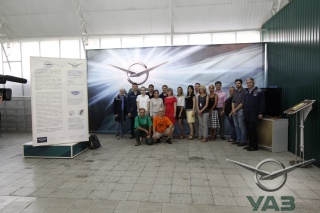 В выставочном комплексе УАЗ открылась выставка «Эволюция логотипа УАЗ»